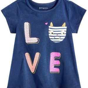 UNIQUE KIDS FIRST IMPRESSION GRAPHIC TEE LOVE